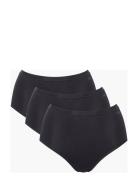 Sloggi Go Daily Cotton Highwaist 3P Trusser, Tanga Briefs Black Sloggi