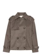 Miramw Short Trenchcoat Trenchcoat Frakke Khaki Green My Essential Wardrobe