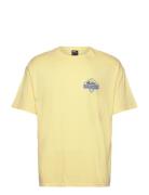 Gh Qs Crystal Jet Ss Sport Men Men Sports Clothes Sport Tops Sport T-Skjorte Yellow Quiksilver