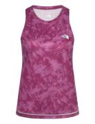 W Flex Tank Aop Sport Women Sport Clothing Sports Tops & T-shirts Sport Tank Tops Purple The North Face