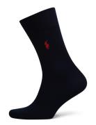 Pony Flat-Knit Trouser Socks Underwear Socks Regular Socks Blue Polo Ralph Lauren