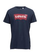 Graphic Setin Neck Hm Graphic Tops T-Kortærmet Skjorte Navy Levi's®