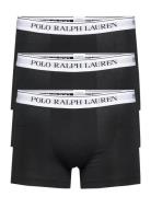 Classic Stretch-Cotton Trunk 3-Pack Boxershorts Black Polo Ralph Lauren