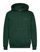 Standard Hoodie Logo Sweat Tops Sweatshirts & Hoodies Hoodies Green Mads Nørgaard