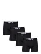 Levis Men Solid Basic Boxer Brief Org Co 4P Ecom Boxershorts Black Levi's®