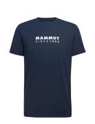 Mammut Core T-Shirt Men Logo Sport Men Men Sports Clothes Sport Tops Sport T-Skjorte Navy Mammut