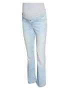 Vmmgemini Flared Lb Jeans Bottoms Jeans Flares Blue Vero Moda Maternity