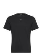 Athlete Tee Sport Men Sports Clothes Sport Tops Sport T-Skjorte Black Reebok Performance