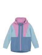 Jacket - Colorblock Outerwear Jackets & Coats Windbreaker Blue Color Kids