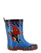 Spiderman Rubberboot Shoes Rubberboots High Rubberboots Blue Spider-man