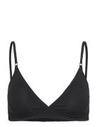 Bra Soft Bra Carin Cotton Lingerie Bras & Tops Soft Bras Bralette Black Lindex