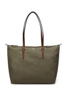 Nylon Medium Keaton Tote Bag Shopper Taske Khaki Green Lauren Ralph Lauren