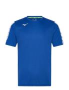 Nara Tee M Sport Men Sports Clothes Sport Tops Sport T-Skjorte Blue Mizuno