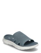 Women Go Walk Flex Sandal Elation Flade Sandaler Blue Skechers