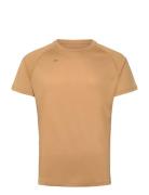 Nwlbeat T-Shirt Sport Men Men Sports Clothes Sport Tops Sport T-Skjorte Brown Newline