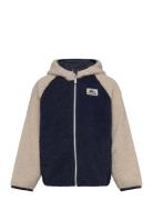 Play Reversible Pile Jacket Sport Fleece Outerwear Fleece Jackets Navy Viking