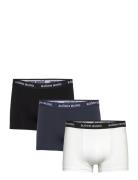 Cotton Stretch Trunk 3P Boxershorts Navy Björn Borg