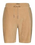 Alberto Terry Shorts Bottoms Shorts Sweat Shorts Beige Clean Cut Copenhagen