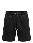 Onsdawson Reg Sweat Shorts Vd Bottoms Shorts Sweat Shorts Black ONLY & SONS
