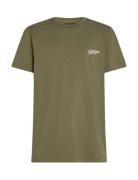 Hilfiger Summer Photo Tee Tops T-Kortærmet Skjorte Green Tommy Hilfiger