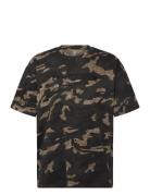 Pjt Rck Hwt Aop Ss Sport Men Sports Clothes Sport Tops Sport T-Skjorte Brown Under Armour