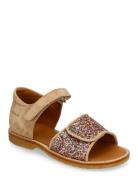 Sandals - Flat - Open Toe - Clo Shoes Summer Shoes Sandals Beige ANGULUS