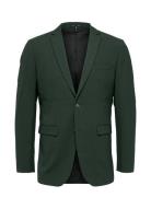 Slhslim-Elon Blz Adv B Suits & Blazers Blazers Single Breasted Blazers Khaki Green Selected