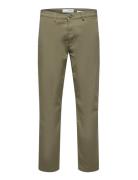 Slh175-Slim New Miles Flex Pant Noos Bottoms Trousers Chinos Green Selected