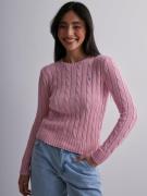 Polo Ralph Lauren - Striktrøjer - Pink - Julianna-Long Sleeve-Pullover - Trøjer
