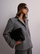 Object Collectors Item - Frakker - Light Grey Melange - Objnicole L/S Wool Jacket Noos - Jakker & Frakker - Coats