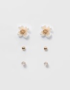 Pieces - Guld - Pcsigga 3-Pack Earrings