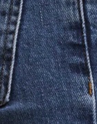 Nelly - Blå - Low Waist Straight Leg Jeans