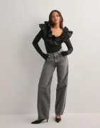 OBJECT - Sort - Objemilie Sli L/S Top 136