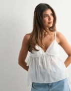 Nelly - Hvid - Side Tied Top