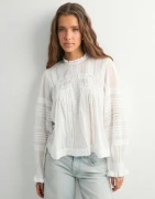Neo Noir - Hvid - Ebba S Voile Blouse