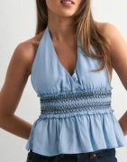 Nelly - Blå - Lovely Halterneck Top
