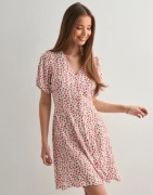 Only - Blomstret - Onlevida S/S Short Dress Wvn Noos