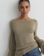 Nelly - Grøn - Gorgeous Wide Sleeve Sweater