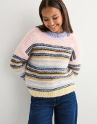 Vero Moda - Mønstret - Vmbonbon Ls O-Neck Pullover Boo