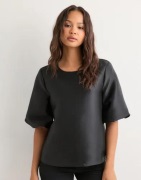 Vero Moda - Sort - Vmdaisy 2/4 O-Neck Top Wvn Exp SB6