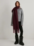 Pieces - Rød - Pcnikita Long Scarf Noos Bc