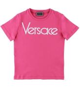 Versace T-shirt - Fuchsia m. Logo