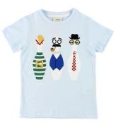 Fendi Kids T-shirt - LyseblÃ¥ m. Kegler