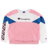 Champion Fashion Sweatshirt - Pink/Hvid/BlÃ¥