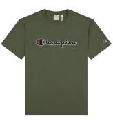 Champion Fashion T-shirt - GrÃ¸n m. Logo