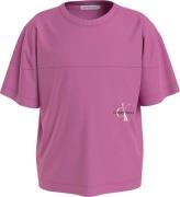 Calvin Klein T-Shirt - Monogram Off Placed T-shirt - Iris Orchid