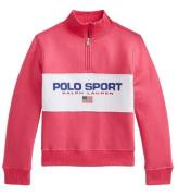 Polo Ralph Lauren Sweatshirt m. LynlÃ¥s - Polo Sport - Pink m. Pr