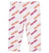 Kenzo Leggings - Hvid m. Print