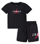 Jordan T-shirt/Sweatshorts - Sort