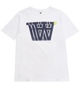 Wood Wood T-shirt - Ace Badge Logo - White